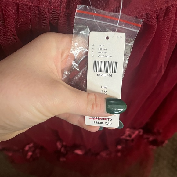 Anthropologie Holiday Skirt-size 12 - Picture 3 of 4